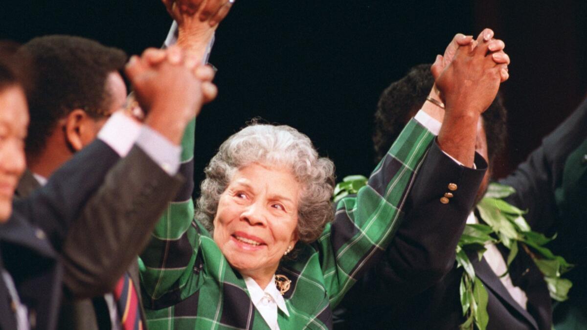 Aurora Castillo with other winners of the Goldman Environmental Prize in 1996.