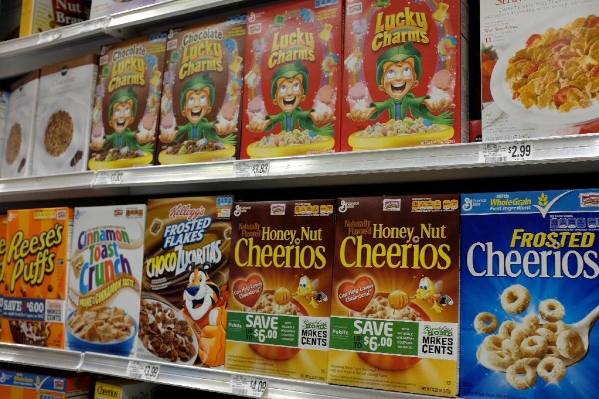 general mills cereal brands