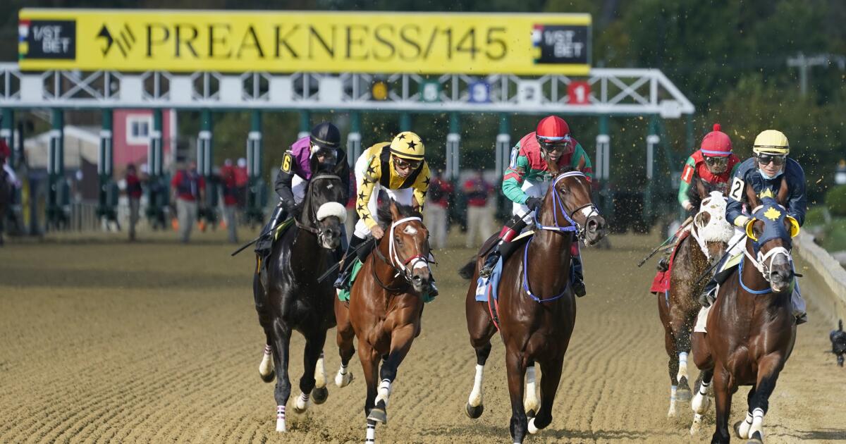 What time does the 2020 Preakness Stakes start? Los Angeles Times