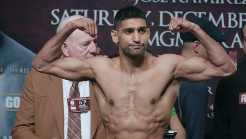 Amir Khan hopes to rise up the ranks in the boxing world with the help of his family in the documentary "Team Khan."