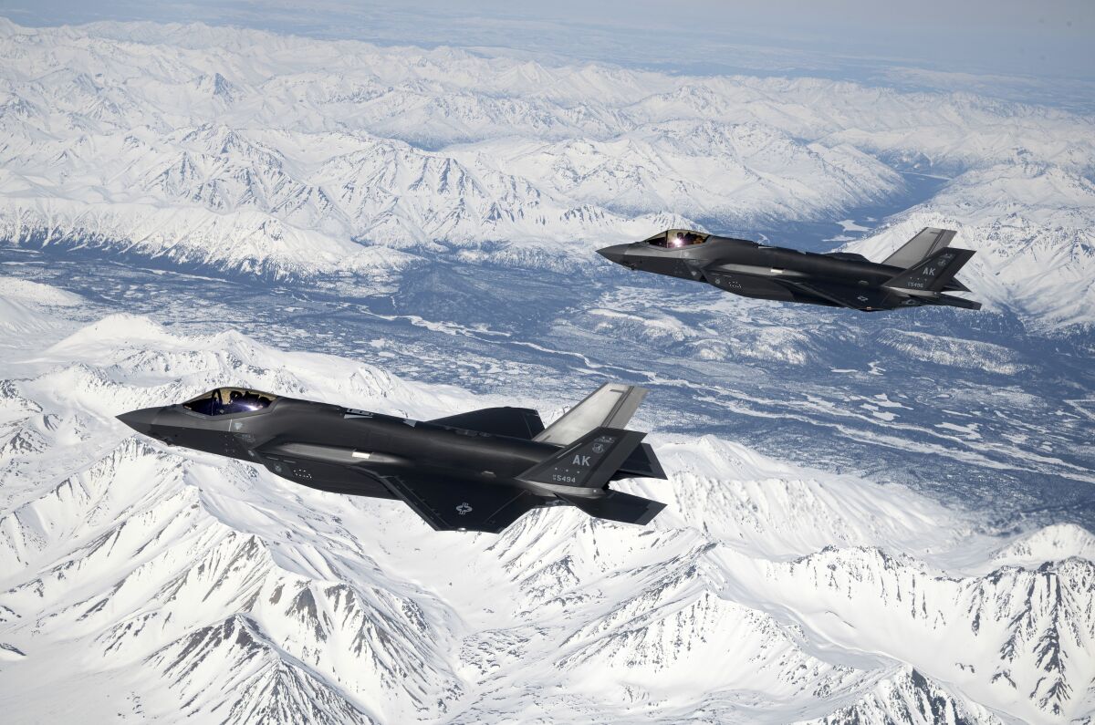 The final two F-35A Joint Strike Fighter jets have arrived at Eielson Air Force Base near Fairbanks, Alaska