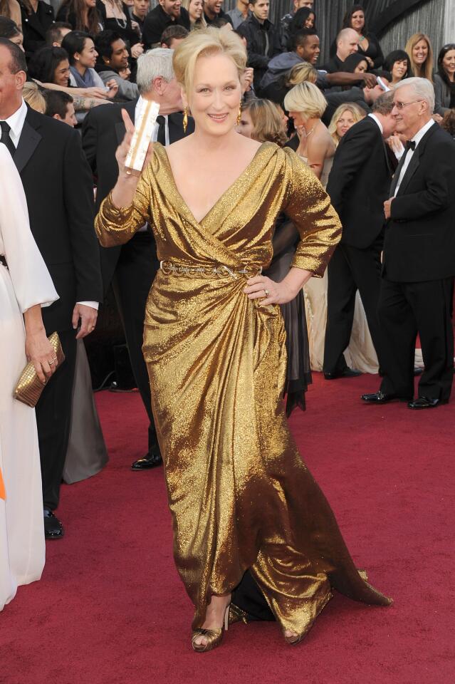 Lead actress Oscar winner Meryl Streep ("The Iron Lady").