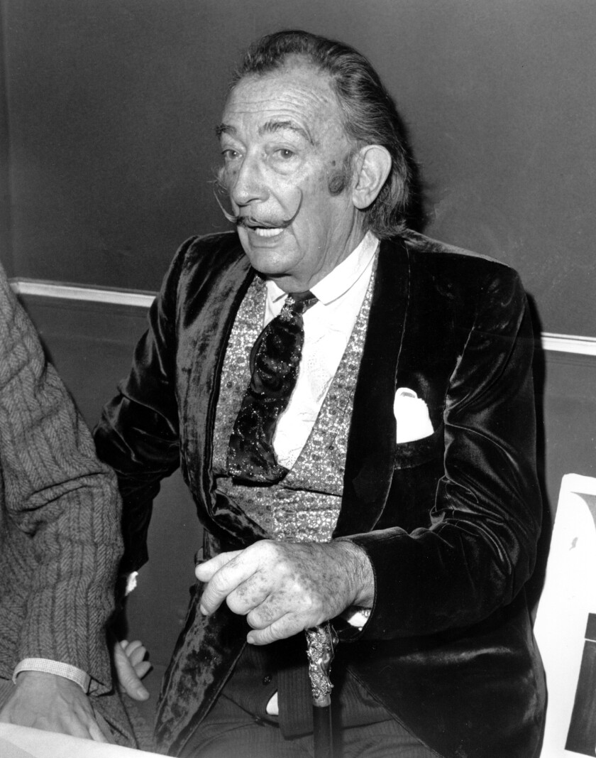 Surrealist artist Salvador Dalí 