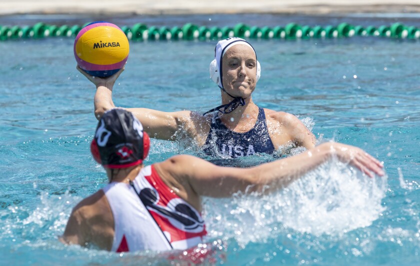 Makenzie Fischer scored three goals for Team USA on Tuesday in an Olympic quarterfinal victory.