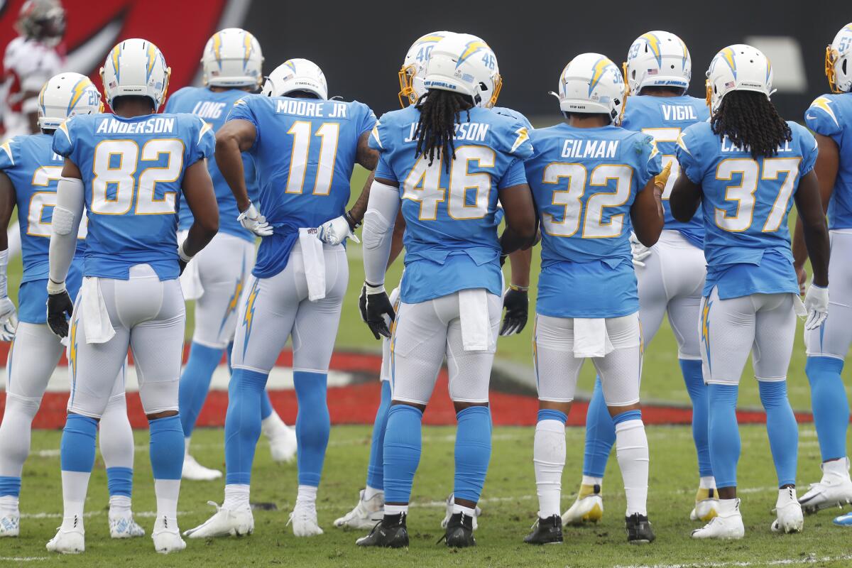 Chargers Uniform Schedule  Los Angeles Chargers 