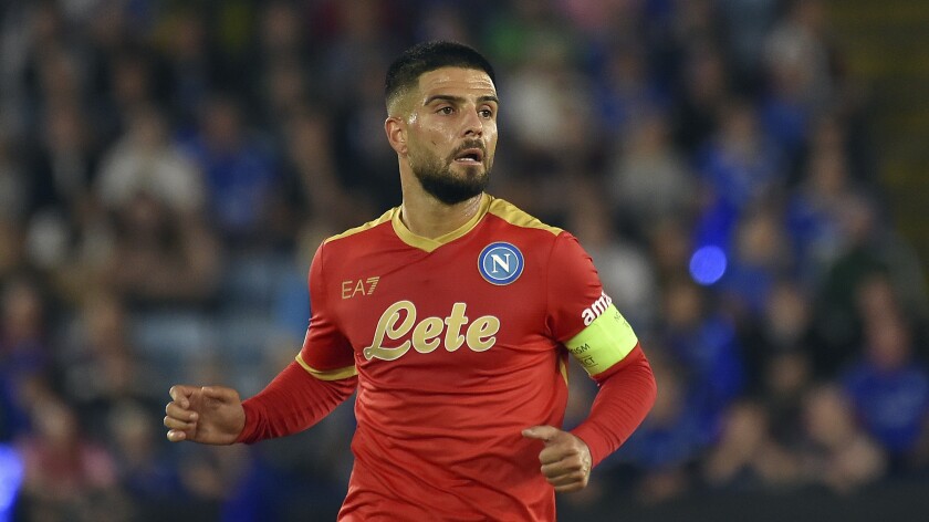 Napoli's Lorenzo Insigne runs during a Europa League Group C soccer match