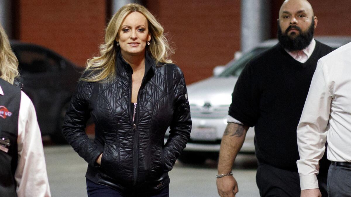 Stormy Daniels in North Hollywood in February.