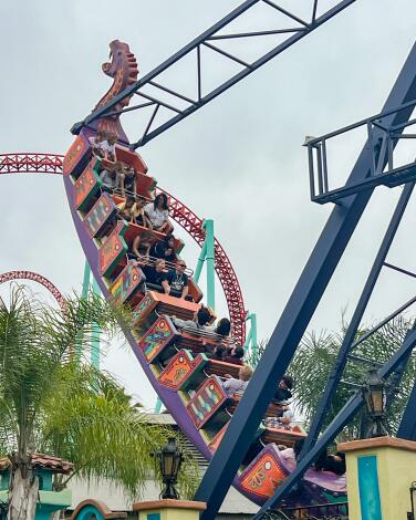 The Dragon Swing at Knott's Berry Farm.