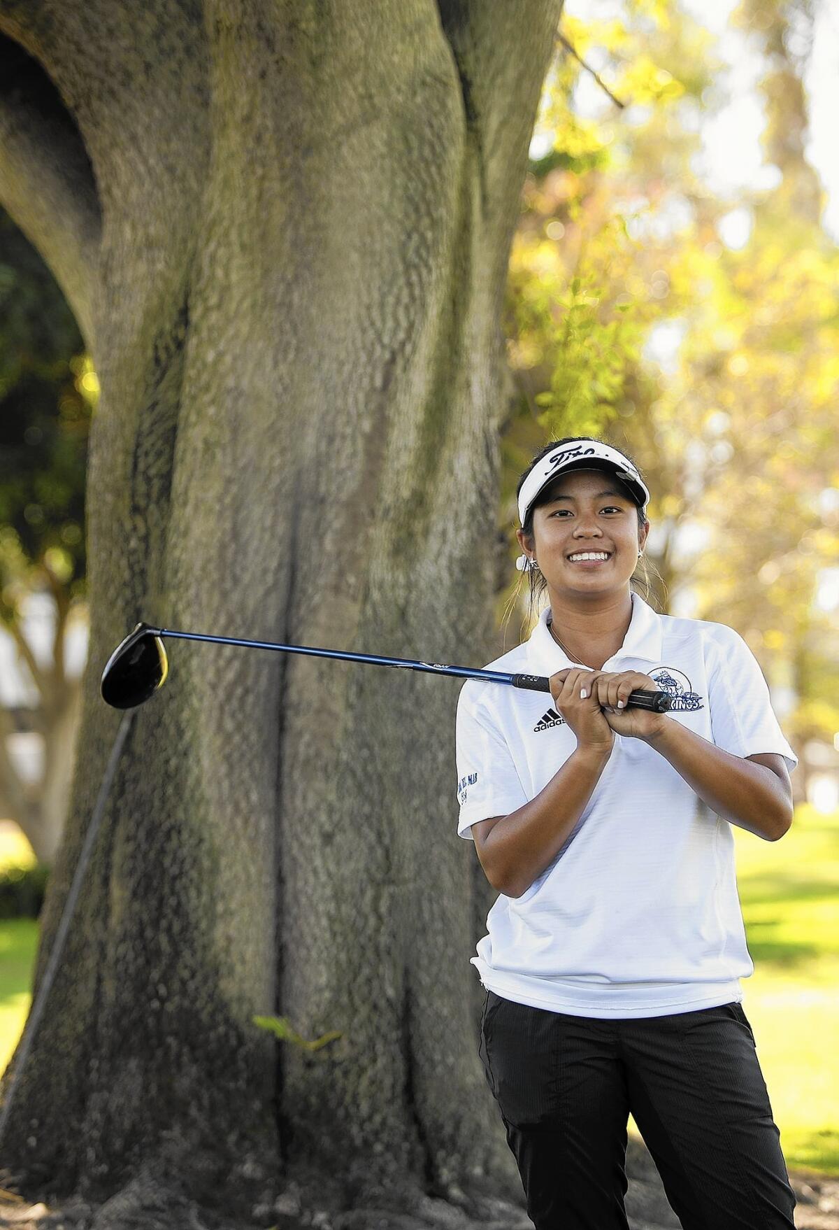 Corona del Mar High junior golfer Alyaa Abdulghany captured the CIF State Championship with a two-under-par 69, a women's course record at Poppy Hills on Tuesday.