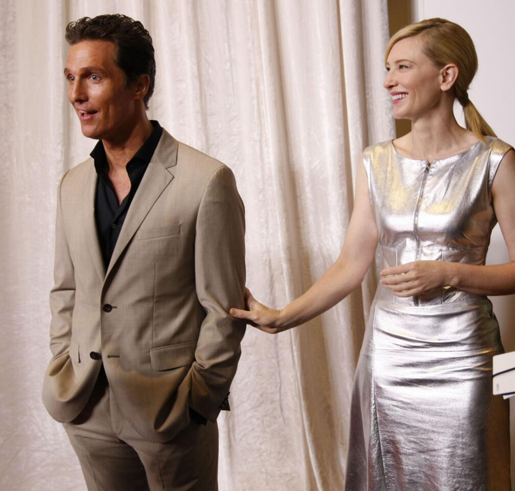 Matthew McConaughey and Cate Blanchett