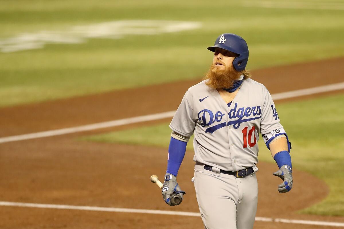 The Dodgers' Justin Turner is pictured July 31.