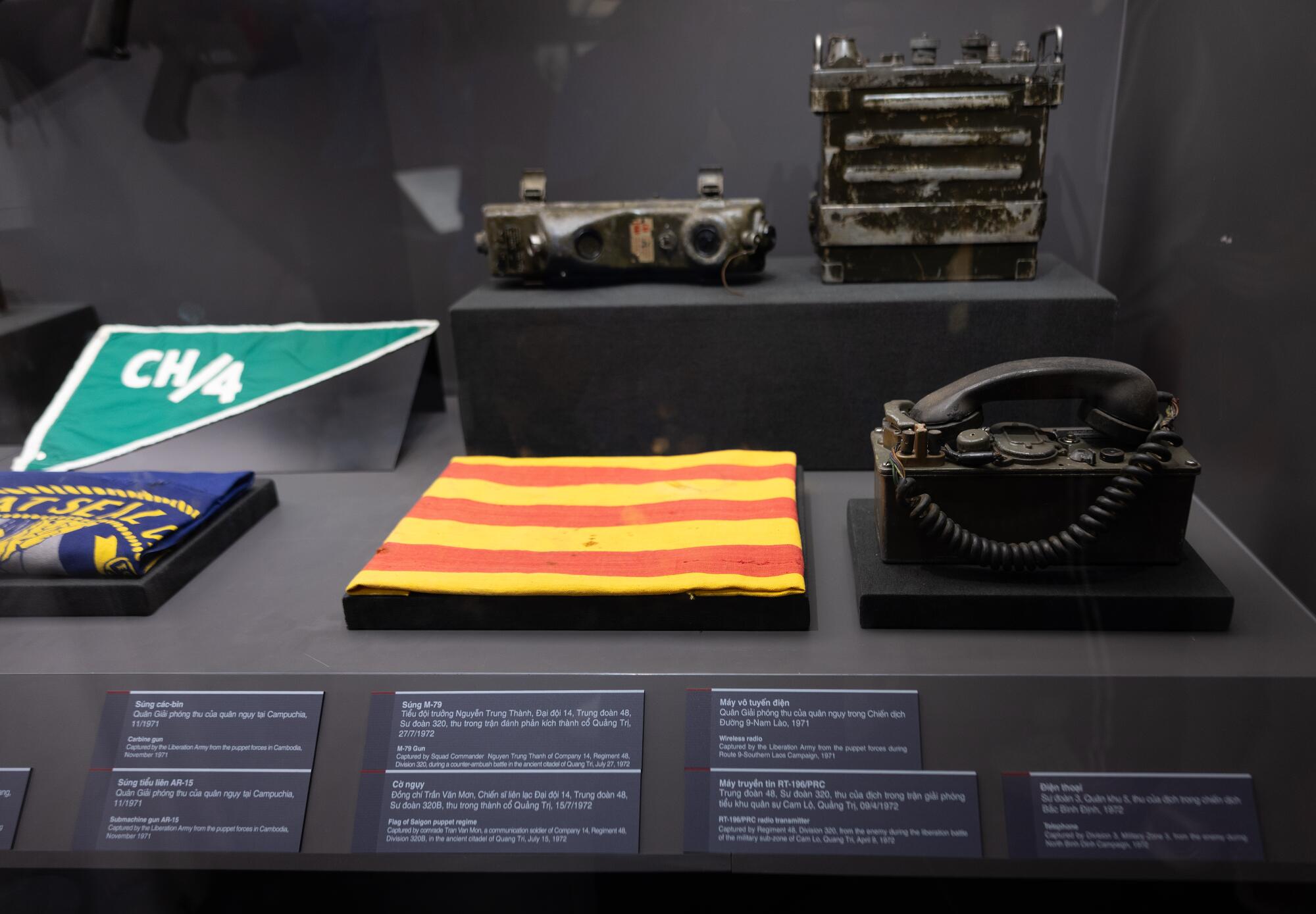 The flag of the former Republic of Vietnam