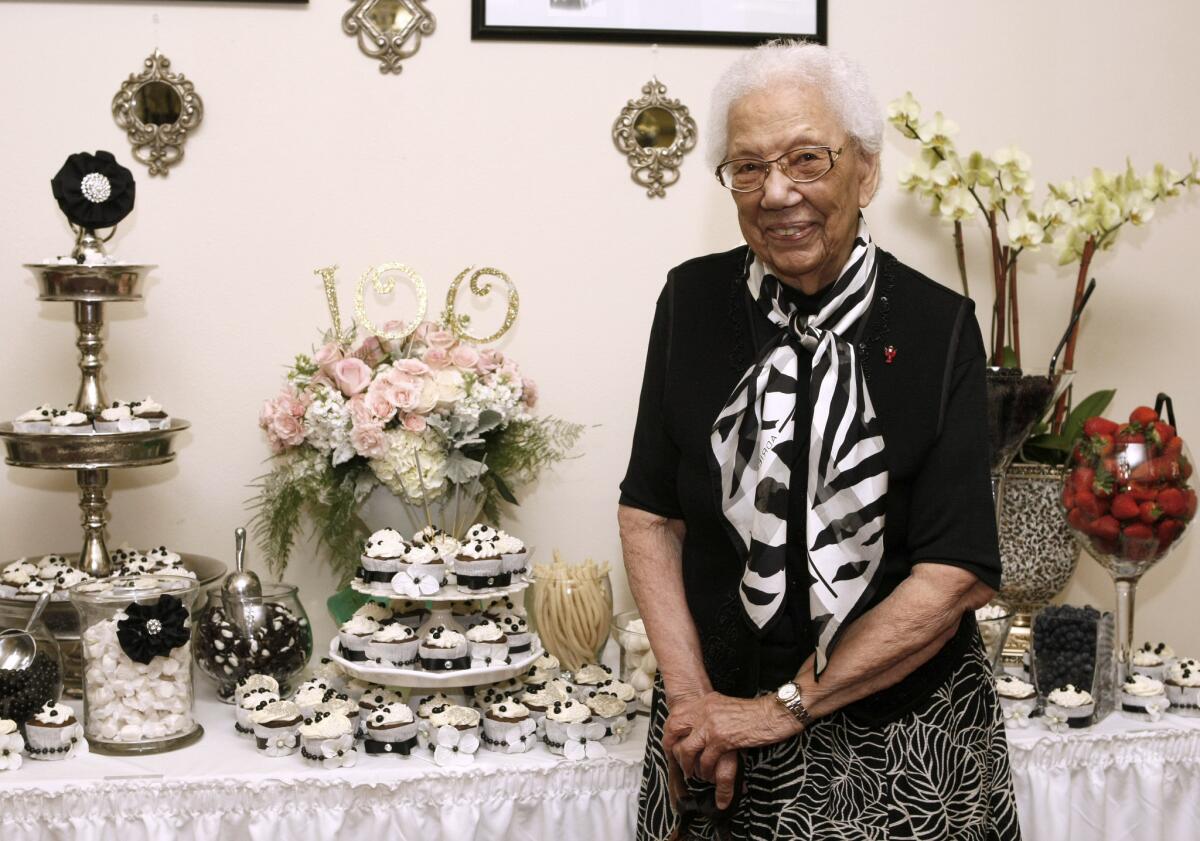 Anita Johnson Mackey celebrated her 100th birthday today at Scholl Canyon Estates with a party in Glendale on Wednesday, Jan. 1, 2014.