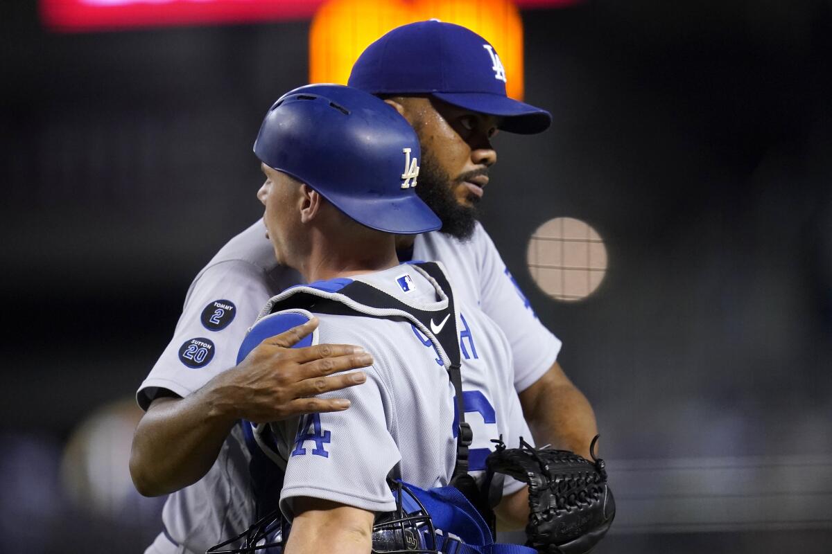 Los Angeles Dodgers relief pitcher Kenley Jansen