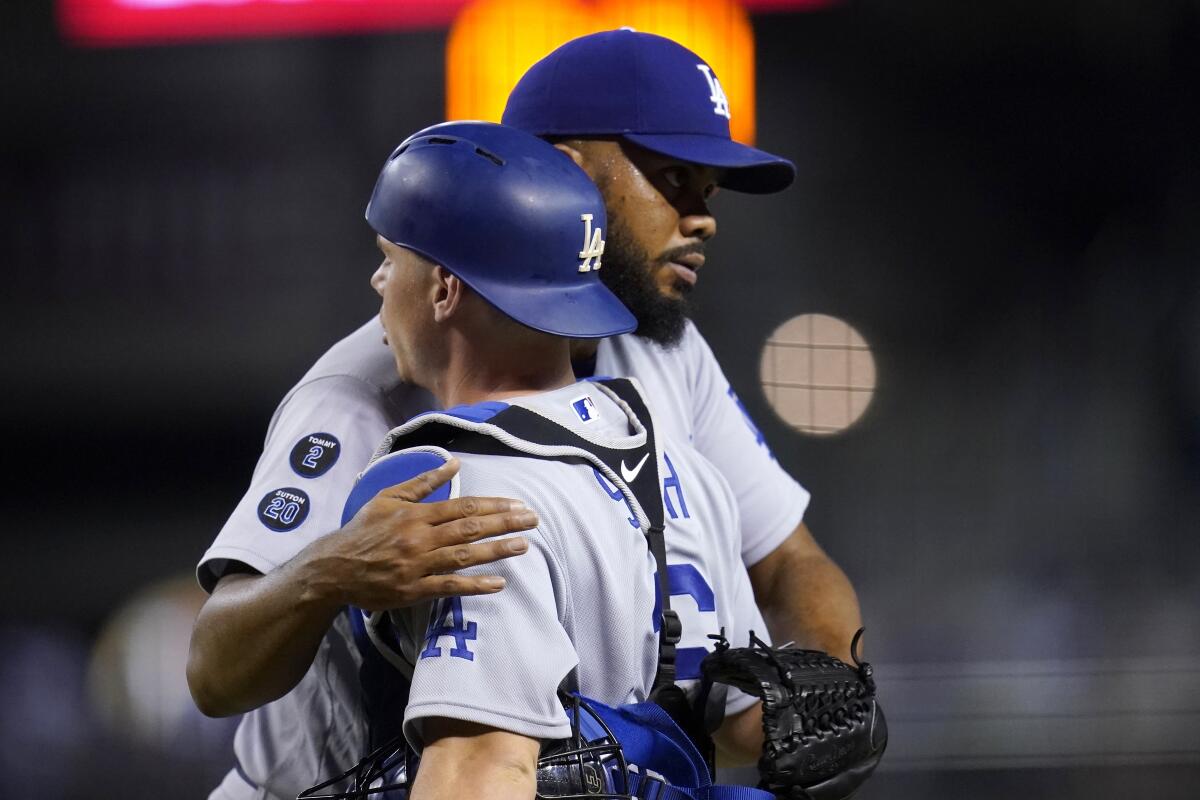 Los Angeles Dodgers relief pitcher Kenley Jansen 