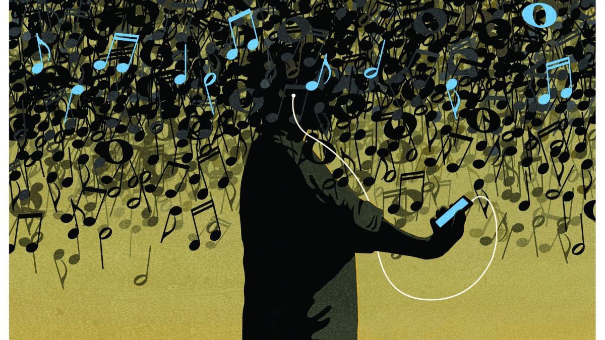 A digital deluge of music.