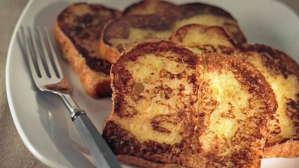 Square One Dining's French toast: so good you almost don't need butter and maple syrup.