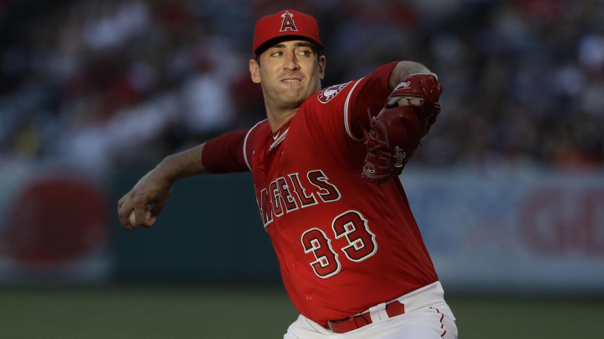 Wearing Tyler Skaggs' No. 45, Angels no-hit Mariners in 13-0 win