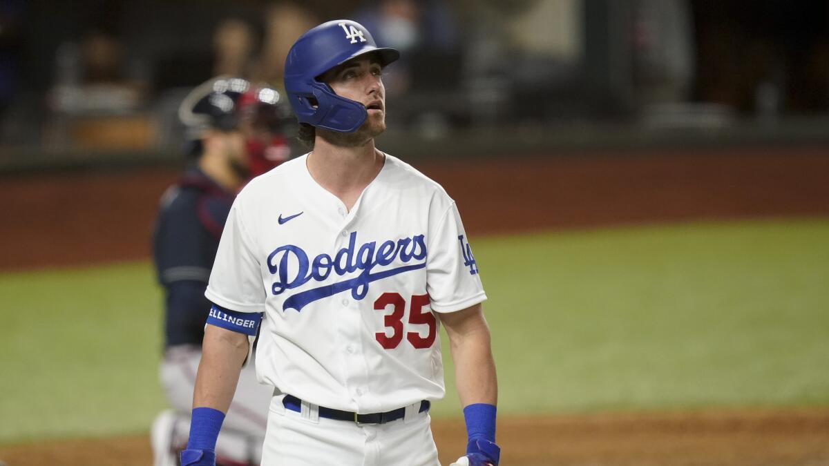 Dodgers' Cody Bellinger undergoes surgery on shoulder he hurt during NLCS  home run celebration 