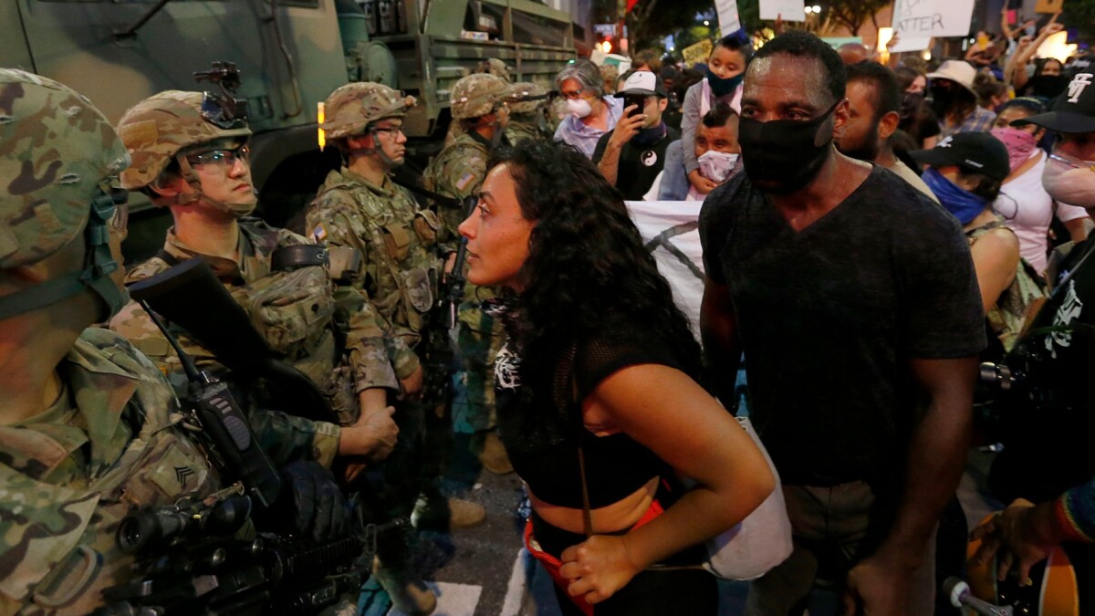 George Floyd Protests Live Updates Los Angeles Times