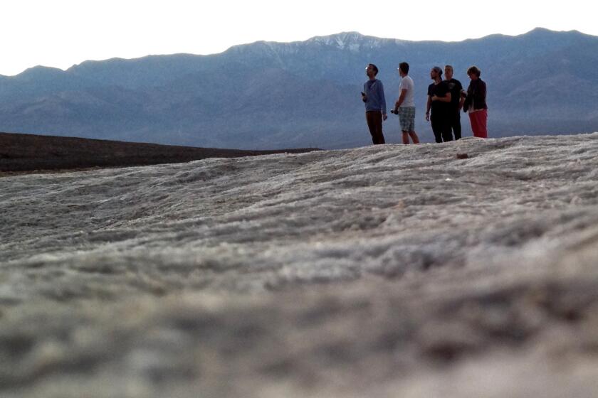 Badwater is the lowest point in Death Valley and North America.