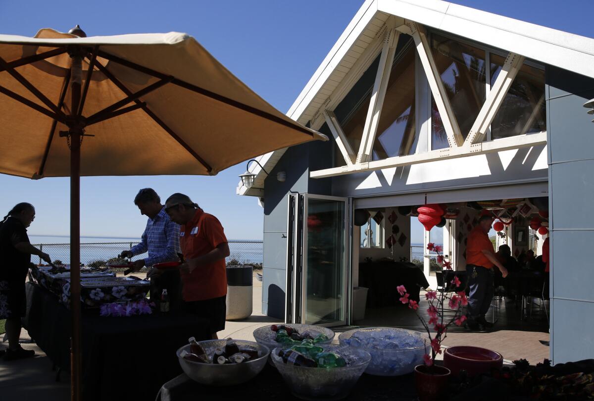The newly renovated community center atop a bluff at Fletcher's Cove in Solana Beach, offers citizens a spectacular setting for a beach party. But a squabble about party rules, and who will enforce them, led to an unusual, and highly controversial measure on Tuesday's ballot.