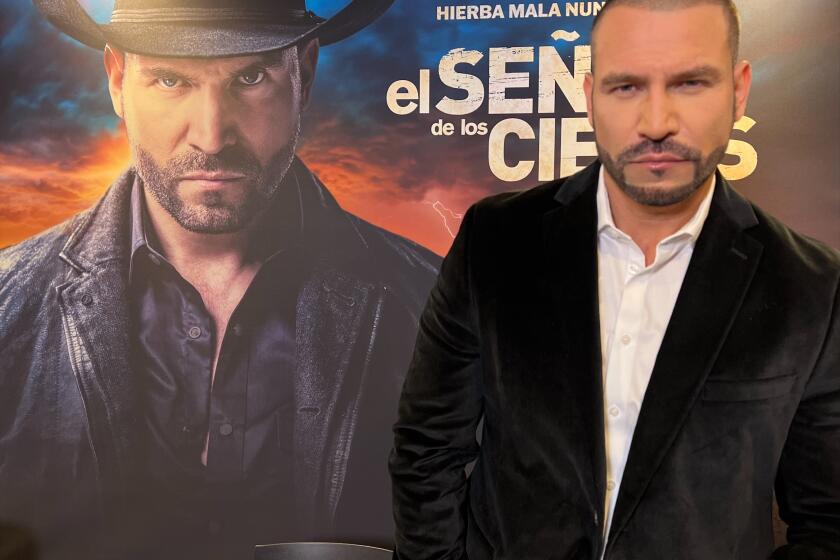 Rafael Amaya durante su visita a Los ngeles.