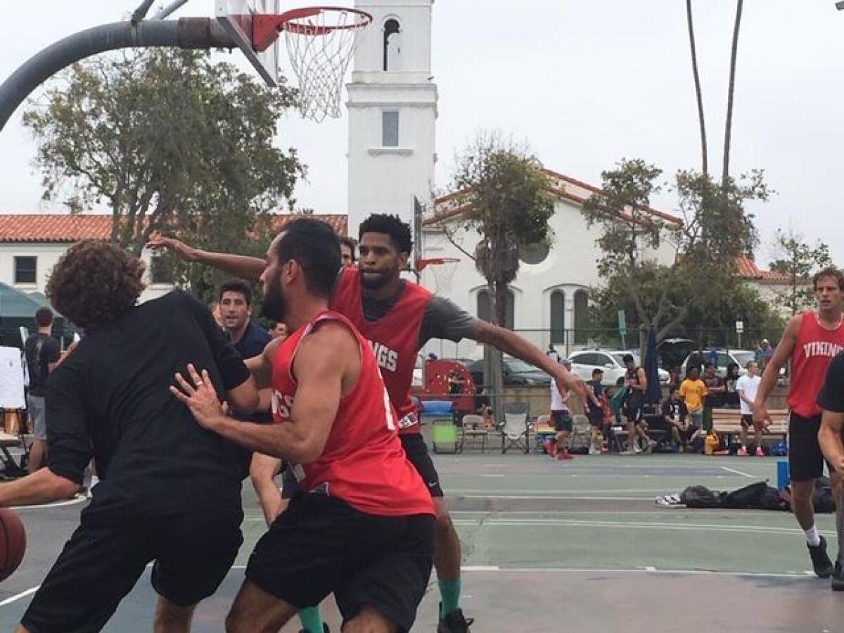 More than 100 players forming 16 teams competed in the 2019 Sneaks Summer Classic basketball tournament held July 6 at La Jolla Recreation Center.