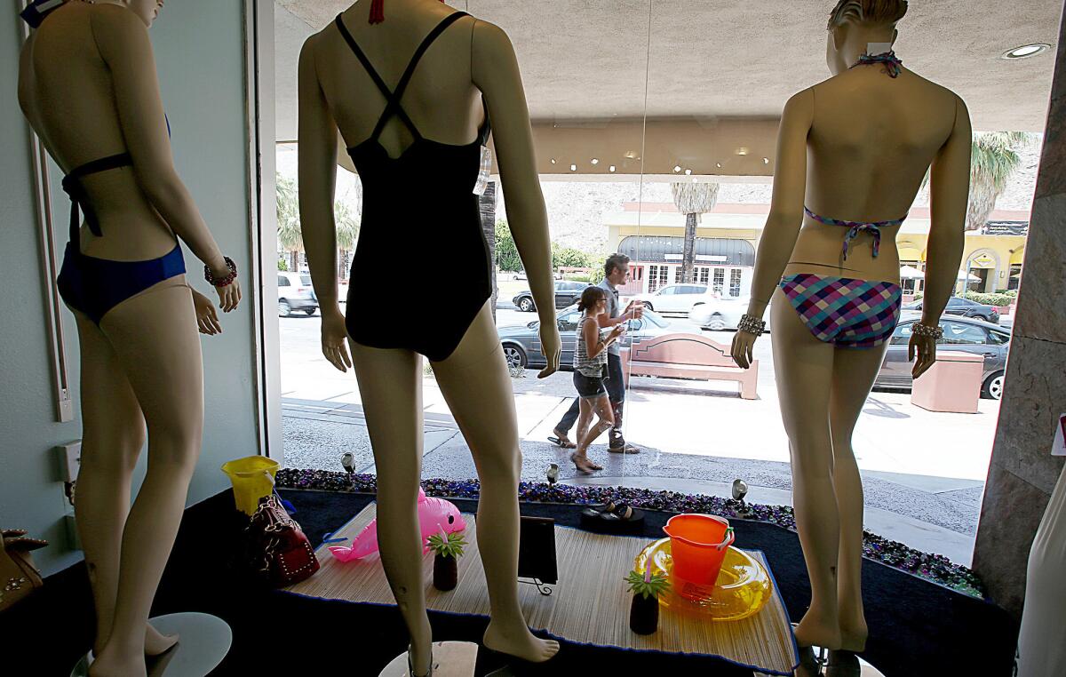 Swimwear is among the items that are likely to go on discount in June.