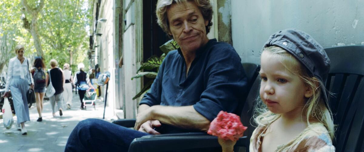 Willem Dafoe and Anna Ferrara in "Tommaso"