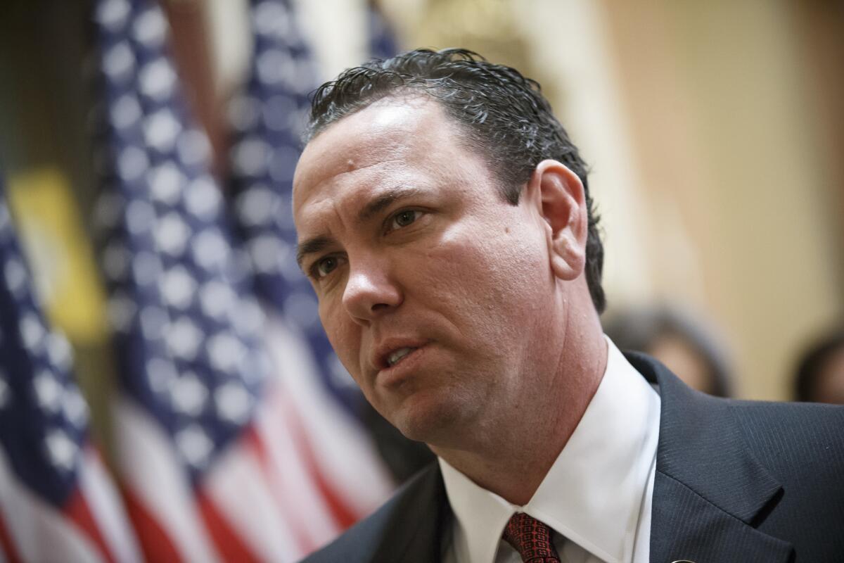 Rep. Vance McAllister waits to be sworn in at the Capitol last year.