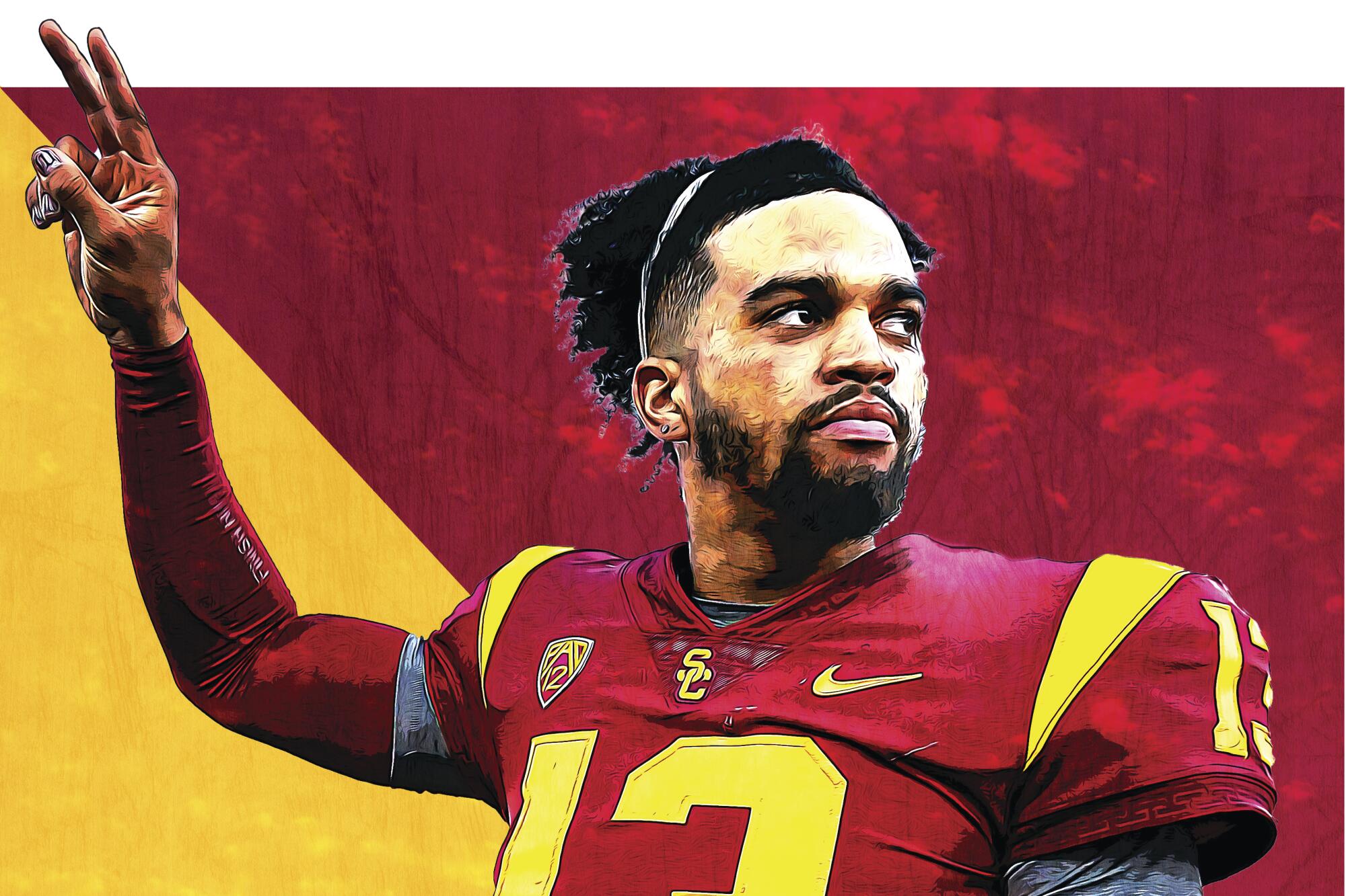 USC quarterback Caleb Williams is poised to lead the Trojans through another season after winning the Heisman Trophy.