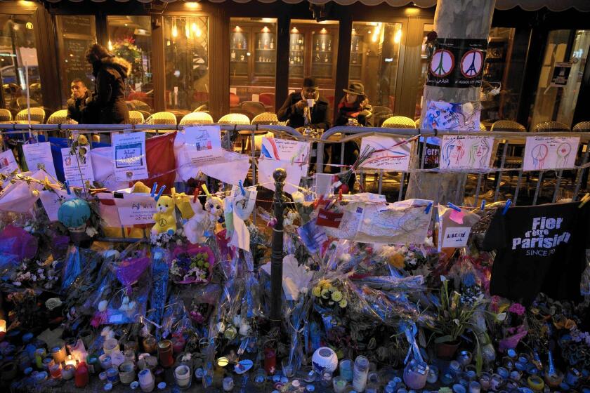 A la Bonne Biere reopened Friday, three weeks after the attack on Paris that left 130 dead, including five at the cafe.