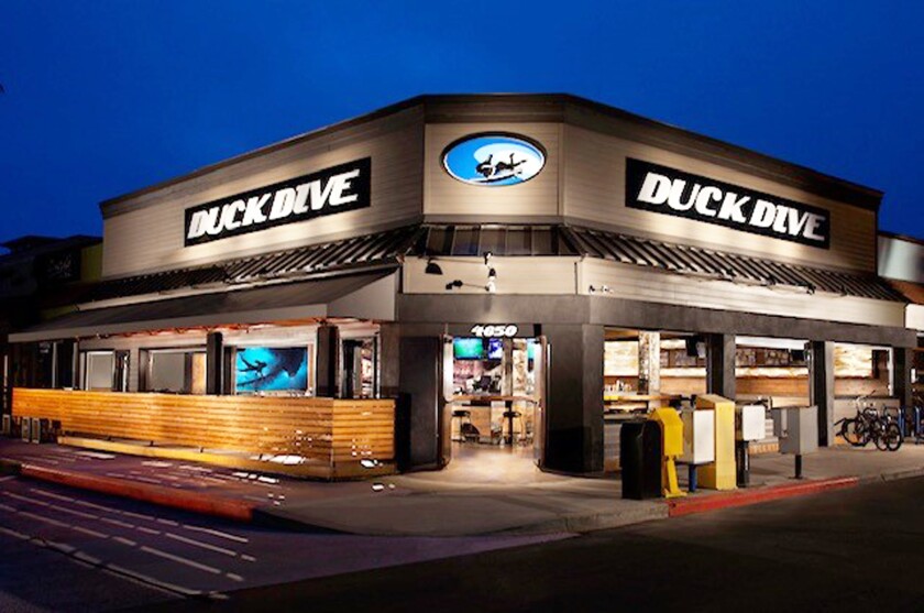 The Duck Dive in Pacific Beach.
