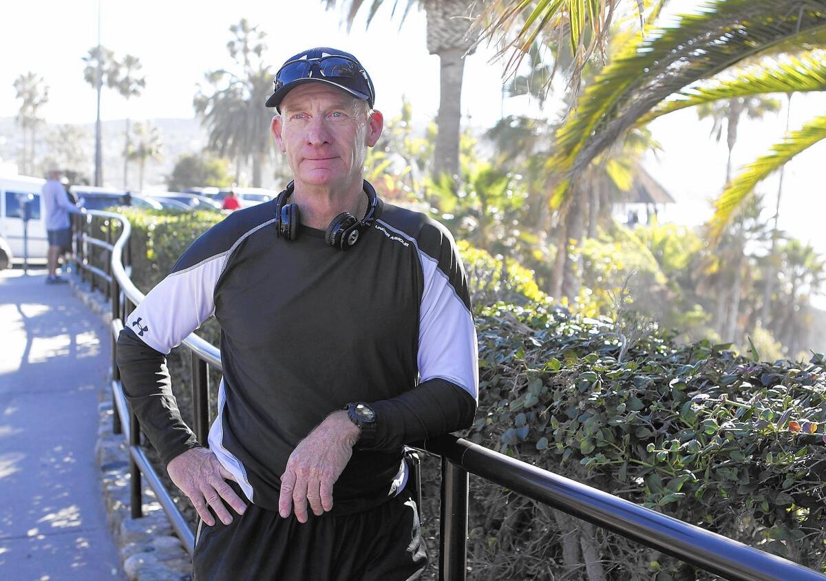 Kenneth Mullinix, a Laguna Beach real estate broker and appraiser, suffered a stroke and was bedridden, but he's recovered and returned to swimming and running.