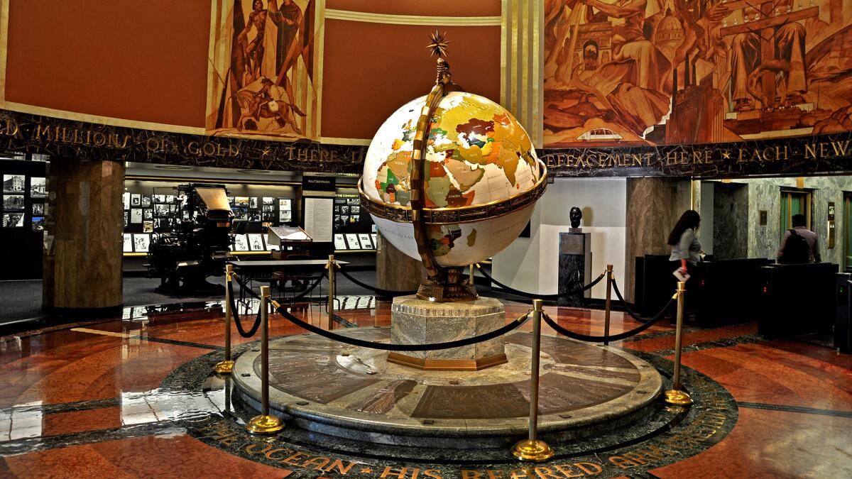The historic Globe Lobby