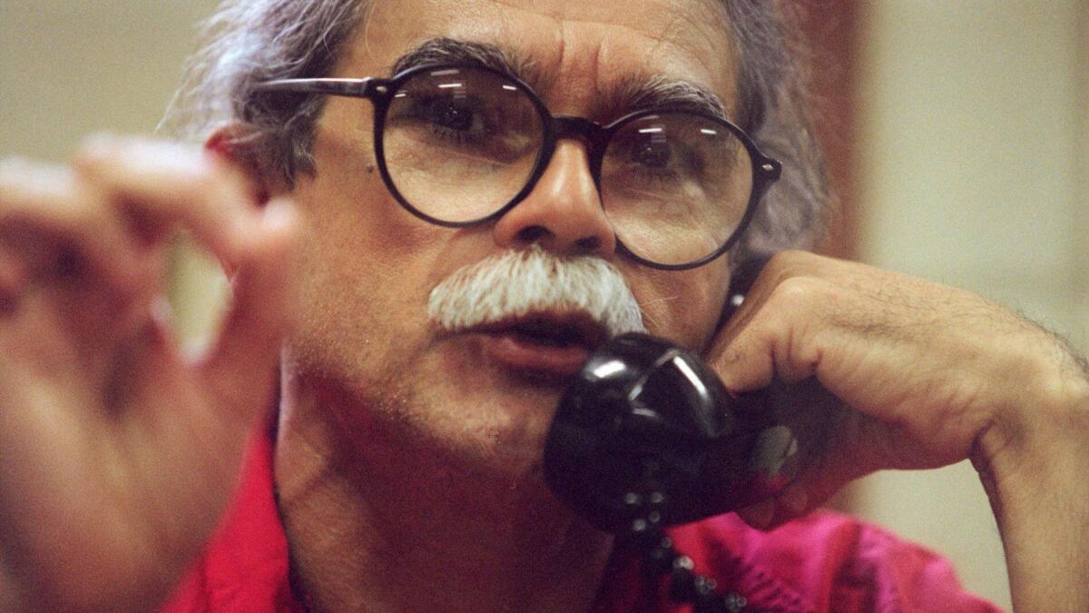 Puerto Rican militant Oscar Lopez Rivera during a 1998 interview at the Marion Federal Penitentiary in Illinois.