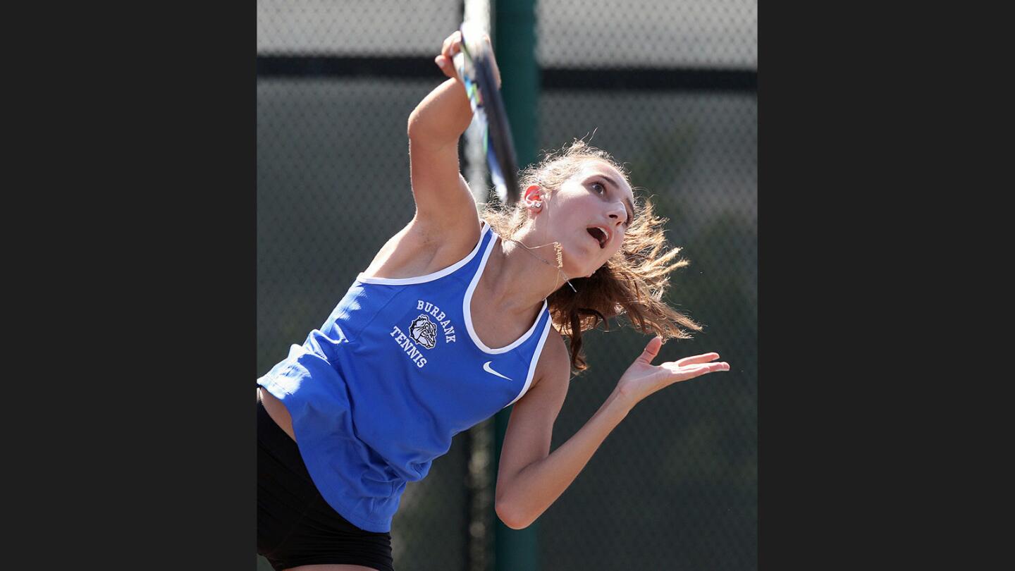 Photo Gallery: Burbank vs. Crescenta Valley girls' tennis