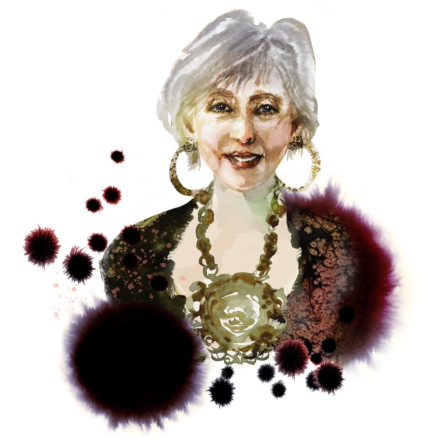 An illustration of Rita Moreno 