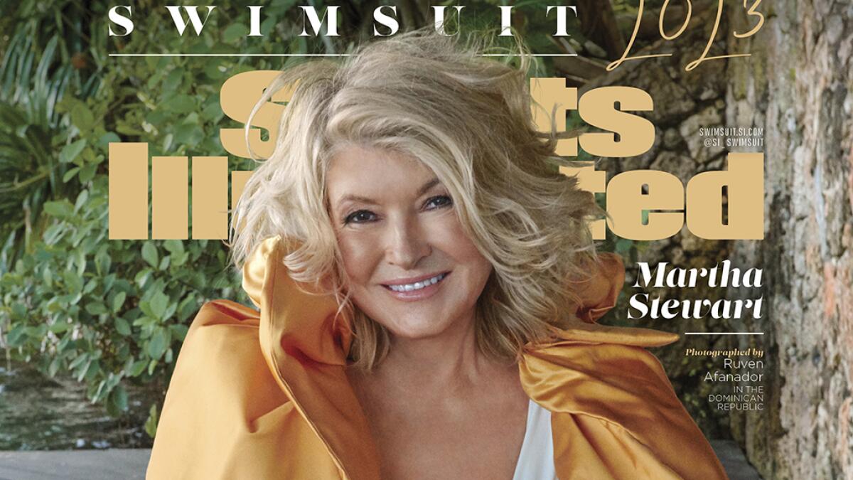 Martha Stewart is Sports Illustrated's oldest swimsuit model - Los Angeles  Times