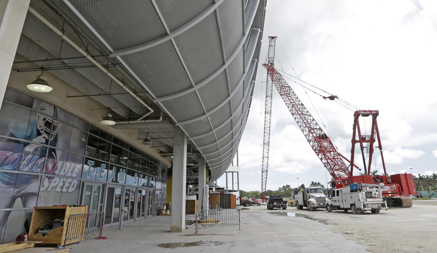Hard Rock Stadium renovations finished in time for game Thursday