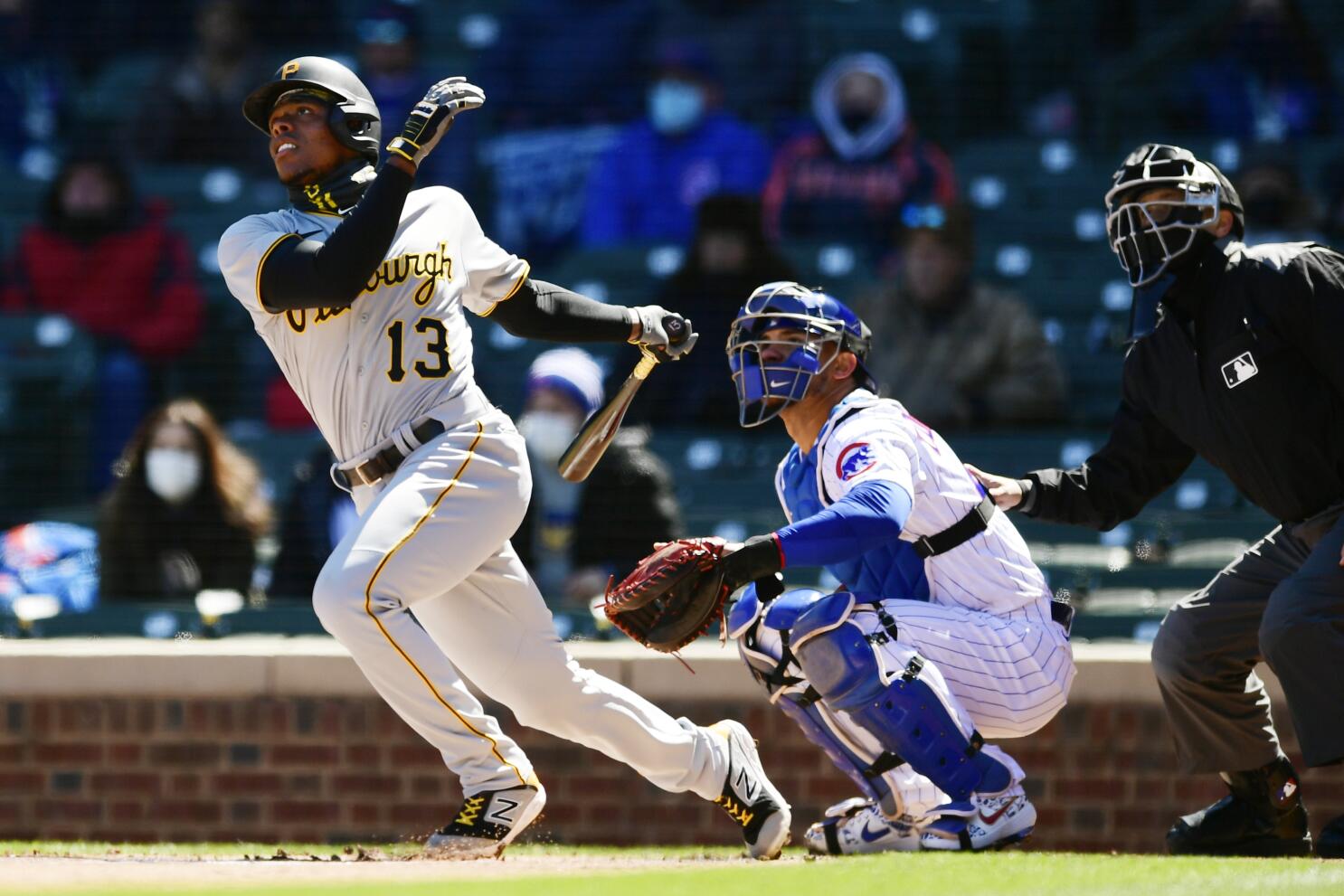 Baltimore Orioles Adam Frazier (12) bats during a spring training baseball  game against the Pittsburgh Pirates