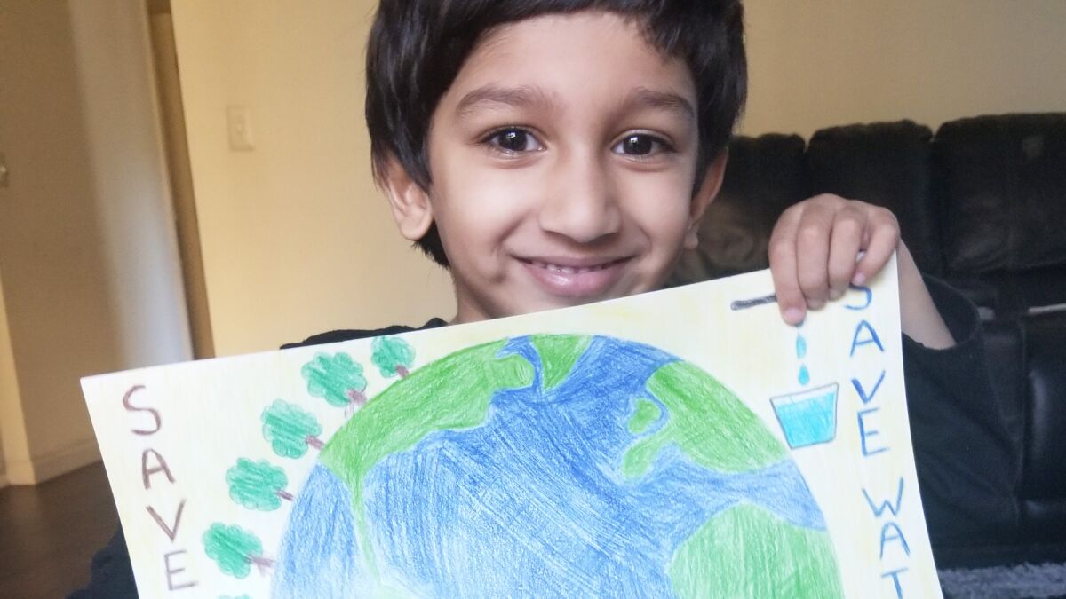 Rancho Bernardo boy wins virtual Earth Day art contest - Pomerado News