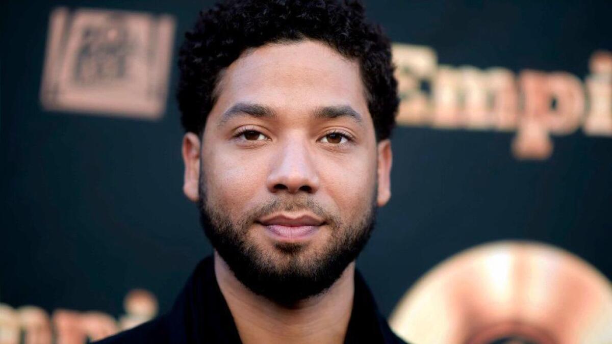 "Empire" star Jussie Smollett spoke out Friday for the first time four days after he was attacked in what could be a hate crime.