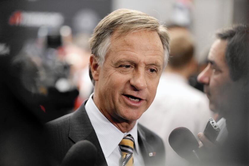 Tennessee Gov. Bill Haslam, a Republican, vetoed a measure to make the Bible the state book.