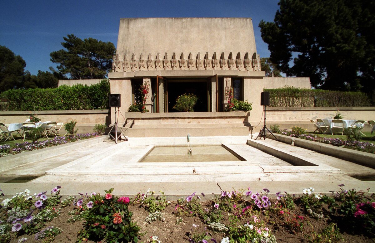 Frank Lloyd Wright's 1921 Hollyhock House, the first house the architect built in Los Angeles, has just received a makeover restoring some of its original architectural details.
