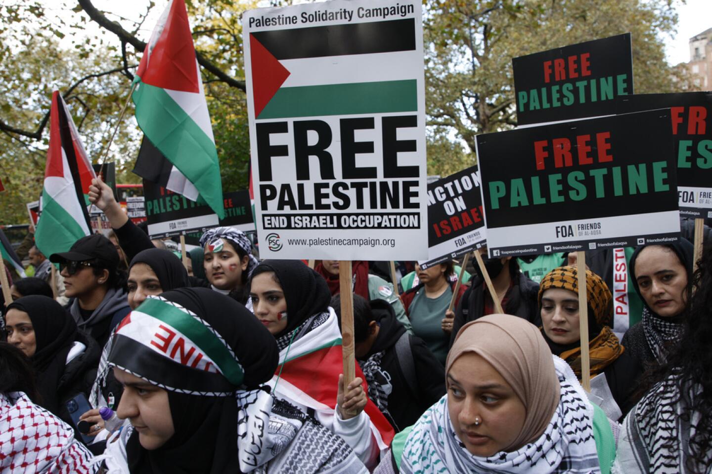 ISRAEL-PALESTINOS PROTESTAS