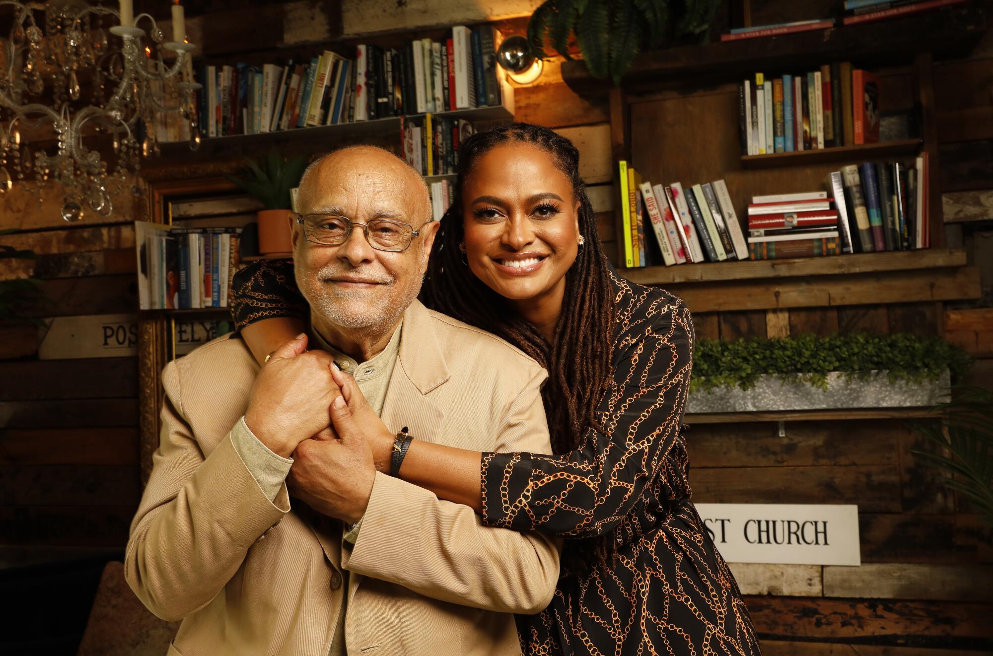 Ava DuVernay and Haile Gerima at Array