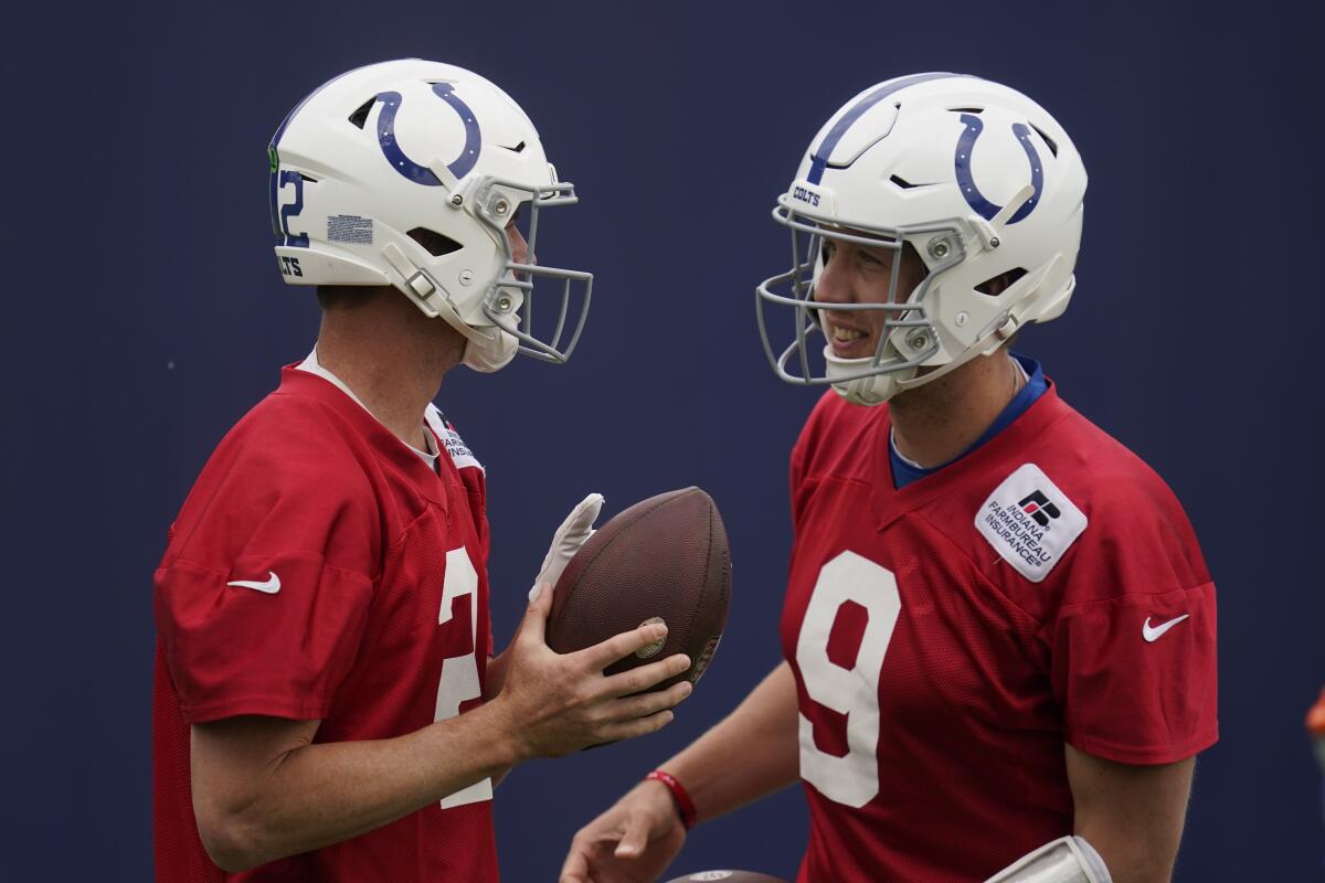 Ryan finding perfect fit in Colts offense, locker room - The San Diego  Union-Tribune