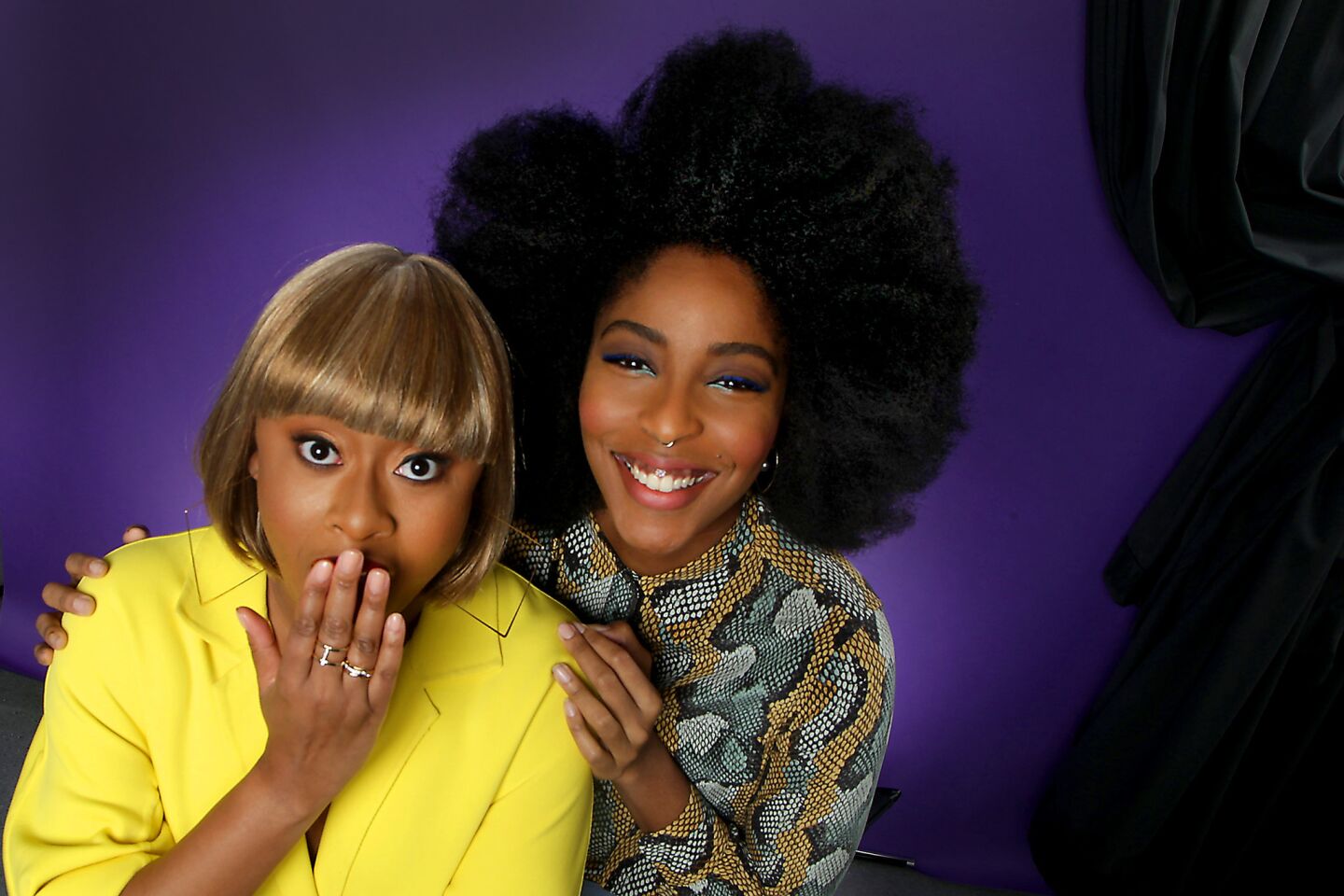 Celebrity portraits by The Times | Jessica Williams and Phoebe Robinson